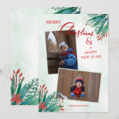 Carte de vacances Joy 2-Photo (Devant / Derrière)