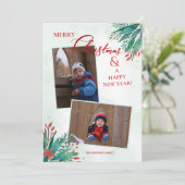 Carte de vacances Joy 2-Photo (Debout devant)