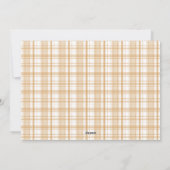 Carte de vacances JOY Minimal Script Gold (Dos)