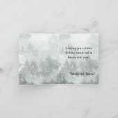 Carte de vacances joyeuse de la Chouette des forêt (Intérieur)