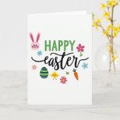 Carte de vacances joyeuse de printemps (Fleur jaune)