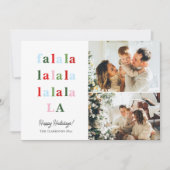 Carte de vacances Joyeuse et Bright Retro Family (Devant)