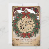 Carte de vacances Joyeuse et brillante (Devant)