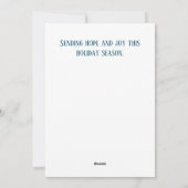 Carte de vacances joyeuse et lumineuse (Dos)