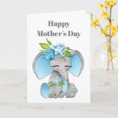 Carte de vacances Joyeuse Fête des Mères (Fleur jaune)