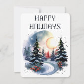 Carte de vacances joyeuses (Devant)