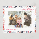 Carte de vacances joyeuses Budget Photo écriture r (Devant)