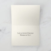 Carte de vacances Joyeuses Fêtes (Intérieur)