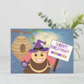 Carte de vacances | Joyeux Halloween  (Debout devant)