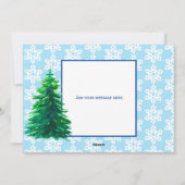 Carte de vacances Joyeux Noël (Dos)