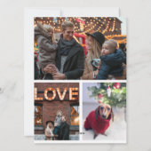 Carte de vacances Joyeux Noël aux Pins enneigés (Dos)