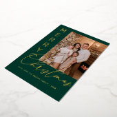 Carte de vacances Joyeux Noël Foil (Rotation)