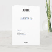 Carte de vacances juive - Festival des lumières Ha (Dos)