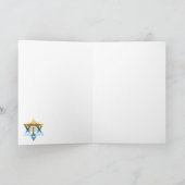 Carte de vacances juive - Festival des lumières Ha (Intérieur)