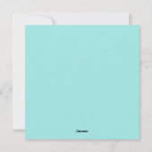 Carte de vacances Kawaii Bunnies (Dos)