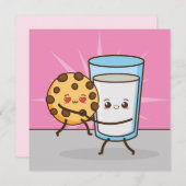 Carte de vacances Kawaii Food (Devant / Derrière)