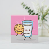 Carte de vacances Kawaii Food (Debout devant)