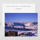 Carte de vacances Kinder Scout Edale (Devant / Derrière)