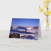 Carte de vacances Kinder Scout Edale (Fleur jaune)