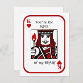 Carte de vacances King of My Heart (Devant / Derrière)