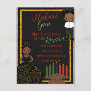 carte de vacances kwanza