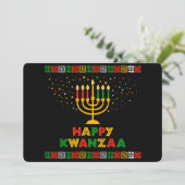 Carte de vacances Kwanzaa (Debout devant)