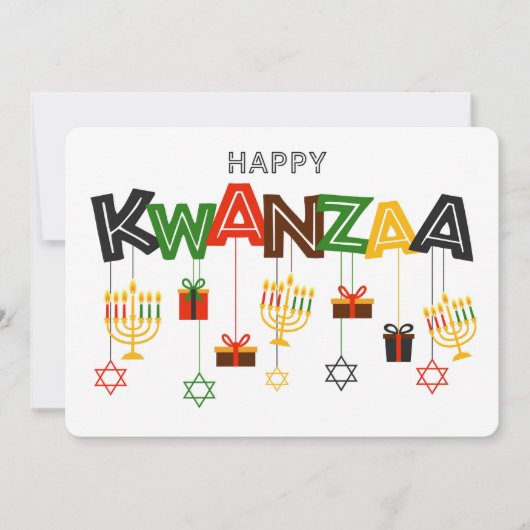 Carte de vacances Kwanzaa (Devant)