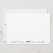 Carte de vacances Kwanzaa (Dos)