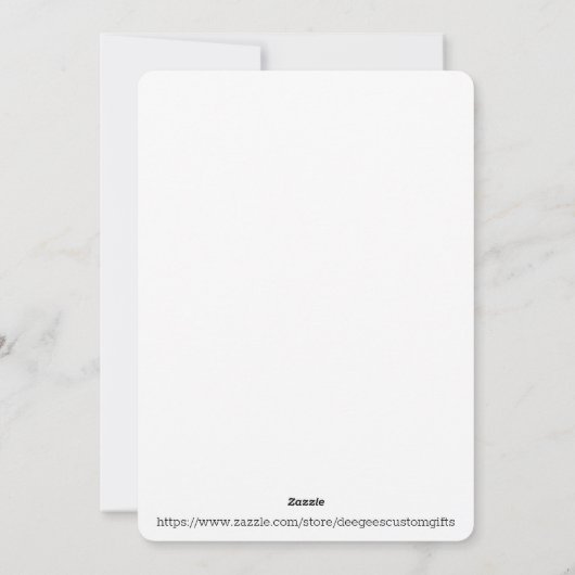 Carte de vacances Kwanzaa (Dos)