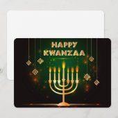 Carte de vacances Kwanzaa (Devant / Derrière)