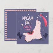 Carte de vacances lama (Devant / Derrière)
