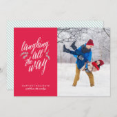 Carte de vacances *Laughing tout le Way* (Devant / Derrière)