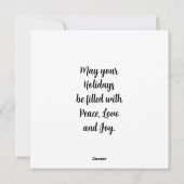 Carte de vacances Le Voyage des Mages (Dos)