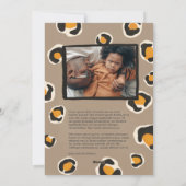 Carte de vacances Leopard Spots (Dos)