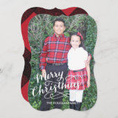 Carte de vacances Lettrée à la main (Devant / Derrière)