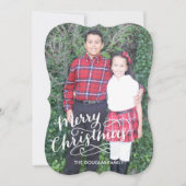 Carte de vacances Lettrée à la main (Devant)