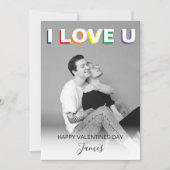 Carte de vacances LGBT Valentines Day (Devant)