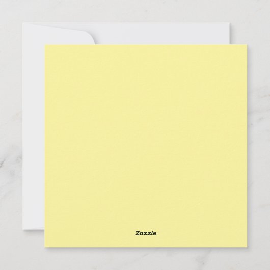 Carte de vacances Licorne (Dos)