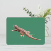 Carte de vacances Lizard Flat (Debout devant)