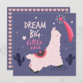 Carte de vacances Llama (Devant / Derrière)