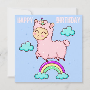 Carte de vacances Llama