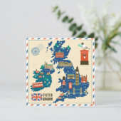 Carte de vacances Londres (Debout devant)