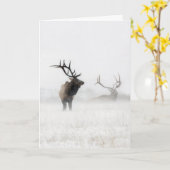 Carte de vacances "Lost in the Storm" (Fleur jaune)