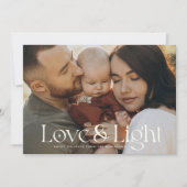 Carte de vacances Love and Light Modern Family Pho (Devant)