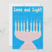 Carte de vacances Love et Light Hanoukka (Devant)