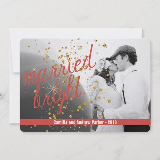Carte de vacances MARIAGE & BRIGHT Flat (Devant)