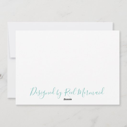 Carte de vacances Marlin Fishing (Dos)