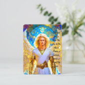 Carte de vacances Messenger de Noël (Debout devant)