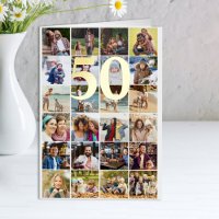 50e anniversaire ou à tout âge 24 Collage de photo