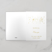 Carte De Vacances Métallisée Amour romantique Vous Coeurs (Mise à l'extérieur)